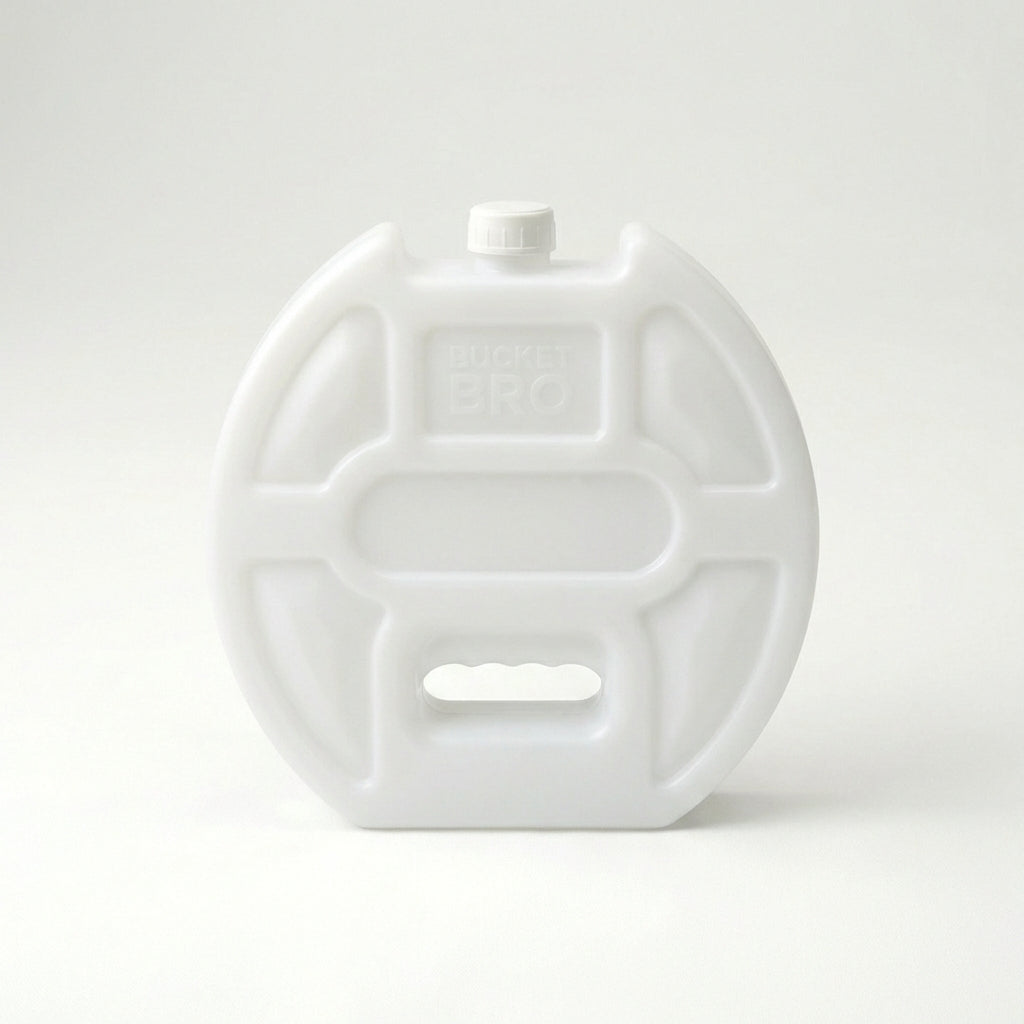 Bucket Bro reusable freezer ice bottle for keeping fishing bait and drinks cold